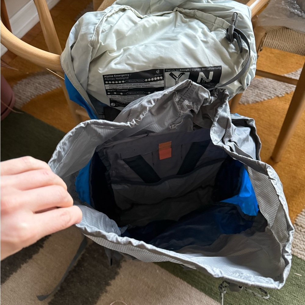 Blue Technical Backpack With Multiple Compartment… - image 4